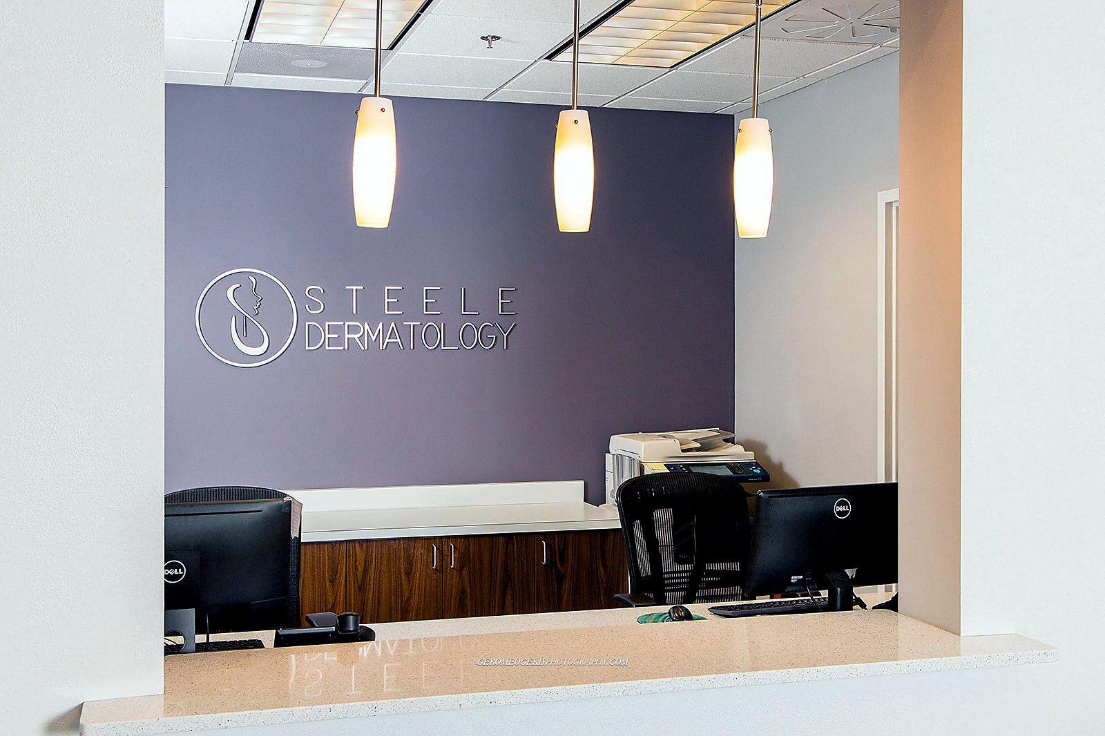 Dermatology practice, reception